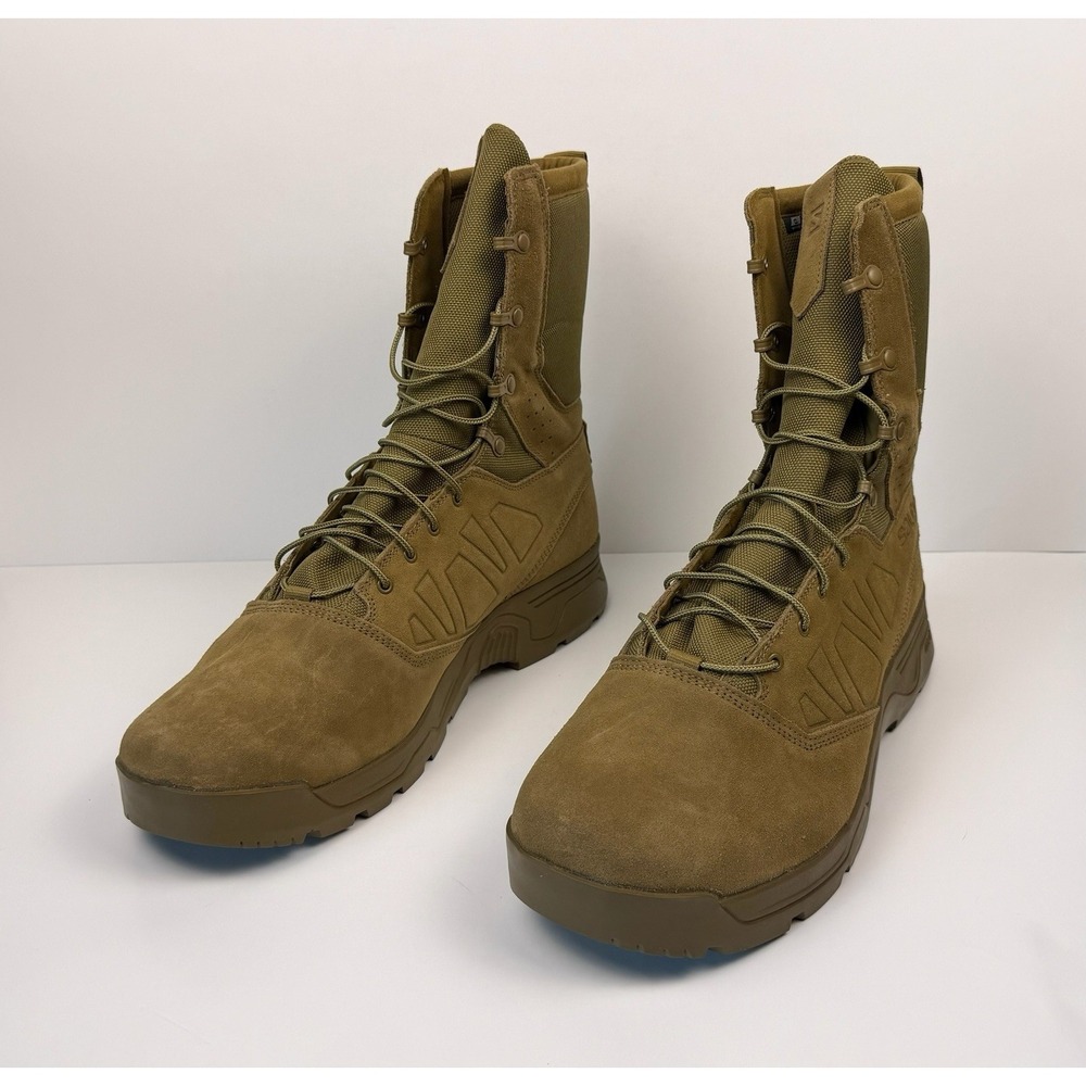 Salomon Guardian Combat Boots Men's Size 14 Brown Suede 400358 No Box - Picture 7 of 7